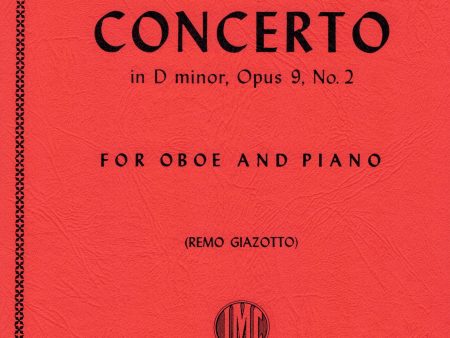 Albinoni, ed. Giazotto - Concerto in D Minor Op. 9 2 - Oboe and Piano For Discount