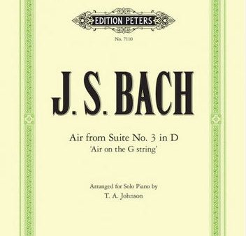 Bach, arr. Johnson – Air from Suite No. 3 in D, BWV 1068 (Air on the G String) – Piano Online Hot Sale