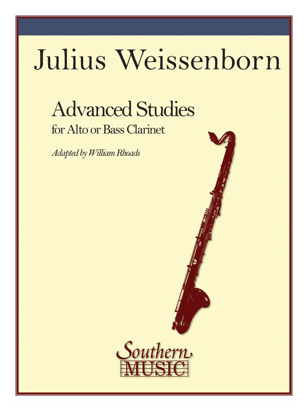 Weissenborn, ed. Rhoads - Advanced Studies - Alto or Bass Clarinet Method Sale