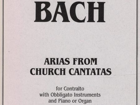 Bach - Complete Arias: Church Vol.1: Alto - Alto Voice Hot on Sale