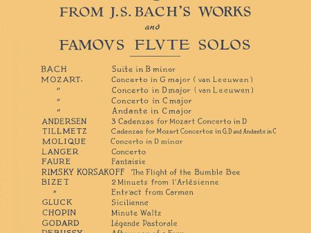 Bach, Mozart, et al. - 24 Flute Concert Studies - Flute Online Hot Sale