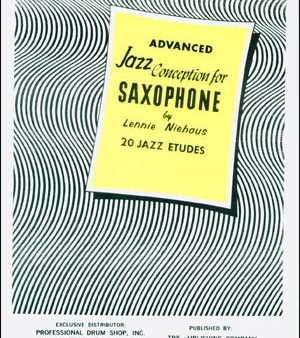 Niehaus - Advanced Jazz Conception for Saxophone: 20 Etudes (w CD) - Jazz Saxophone Method Cheap