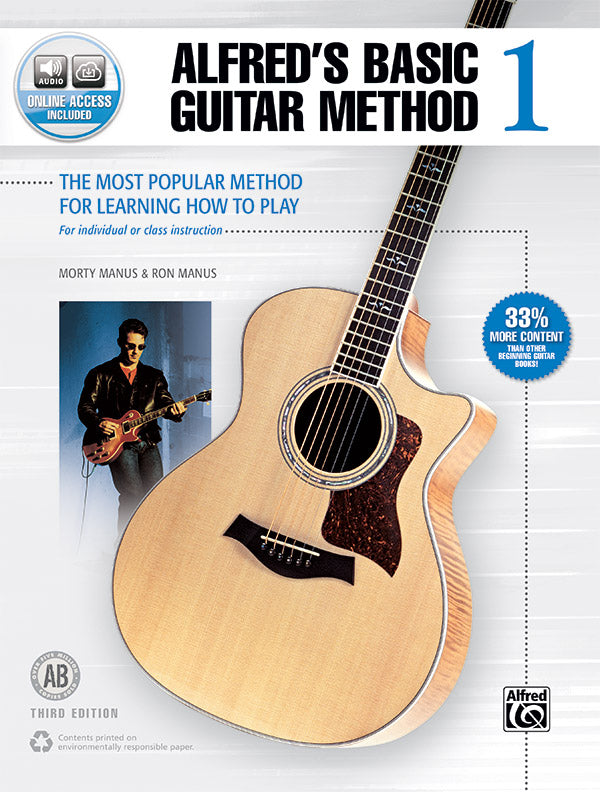 Alfred s Basic Guitar Method 1 (3rd Ed.) (w Audio Access) - Guitar Method For Cheap