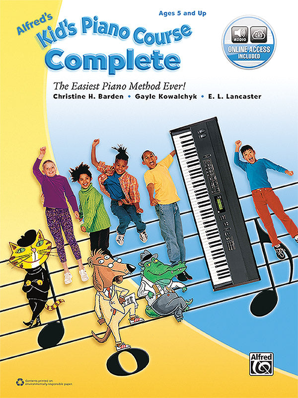 Alfred s Kid s Piano Course: Complete (w Online Audio Access) - Piano Method Supply