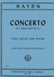 Haydn, ed. Rostropovich - Concerto in C Major - Cello and Piano Online Sale