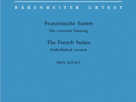 Bach – The Six French Suites, BWV 812-817 – Piano Online Sale