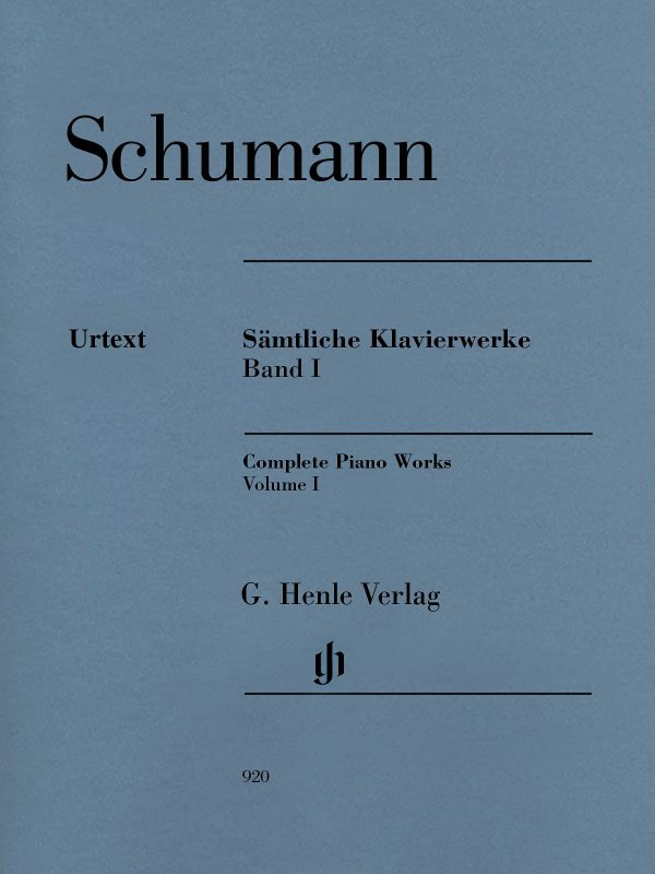 Schumann, ed. Herttrich – Complete Piano Works, Vol. I – Piano Hot on Sale