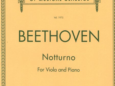 Beethoven - Notturno - Viola and Piano Hot on Sale