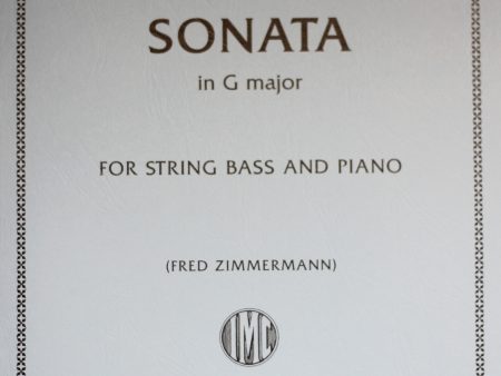 Galliard - Sonata in G major (Sonata in F major, transposed to G major) - Contrabass and Piano Cheap