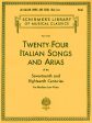 Various - 24 Italian Songs and Arias of the 17th and 18th Centuries - Medium Low Voice and Piano Cheap