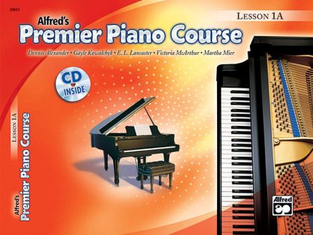 Alfred s Premier: Lesson, 1A (w CD) - Piano Method Online Hot Sale