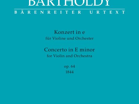 Mendelssohn - Violin Concerto in E Minor - Violin and Piano on Sale