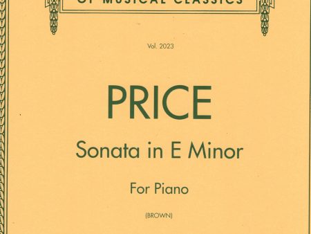 Price, ed. Brown – Sonata in E Minor – Piano Fashion