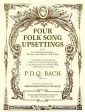 Bach, P.D.Q. - 4 Folk Song Upsettings - Voice and Keyboard For Sale