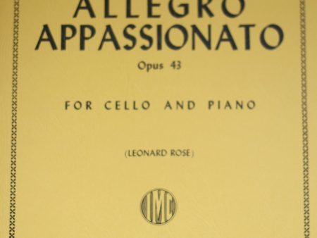 Saint-Saens - Allegro Appassionato, Op. 43 - Cello and Piano For Discount