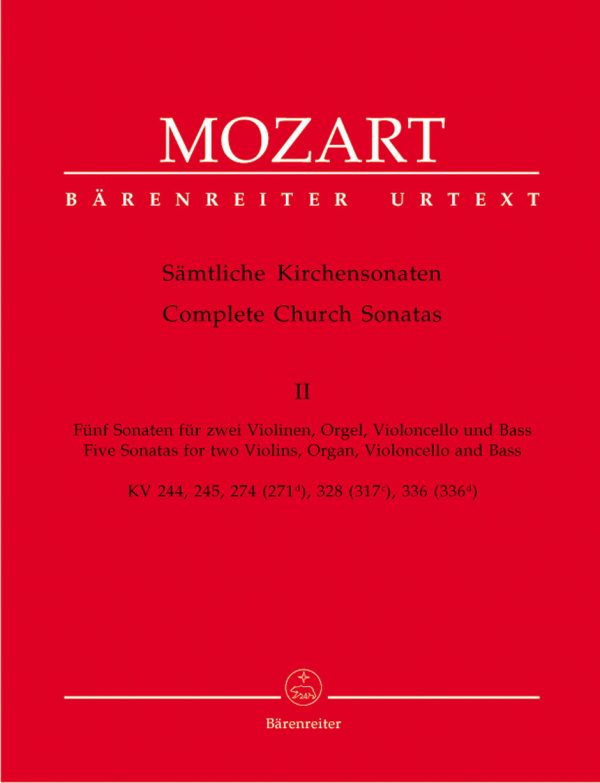 Mozart - Complete Church Sonatas, Vol. 2 - Organ and Instrument Online Sale