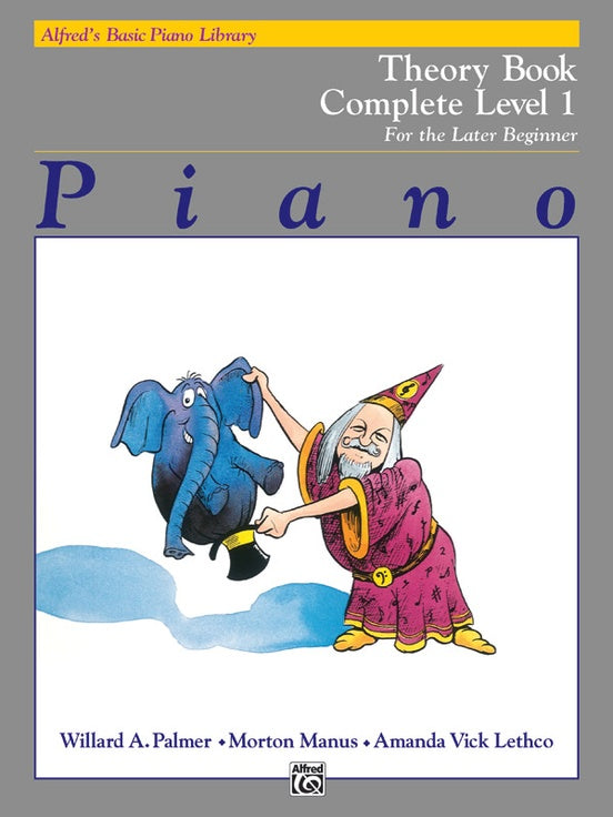 Alfred s Basic Later Beginner: Theory, Level 1 - Piano Method on Sale