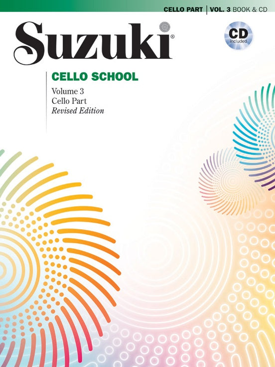 Suzuki – Suzuki Cello School, Vol. 3 (International) (w CD) – Cello Method Online now