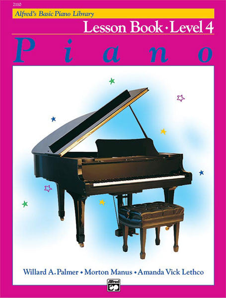 Alfred s Basic: Lesson, Level 4 - Piano Method For Discount