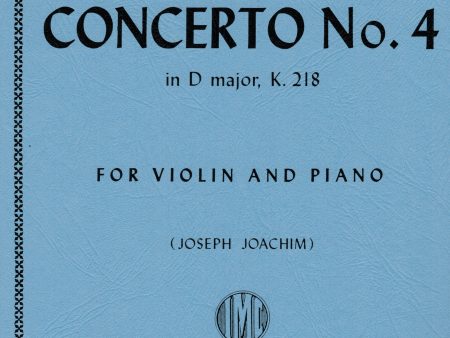 Mozart, ed. Joachim - Concerto No. 4 in D, K.218 - Violin and Piano Online now