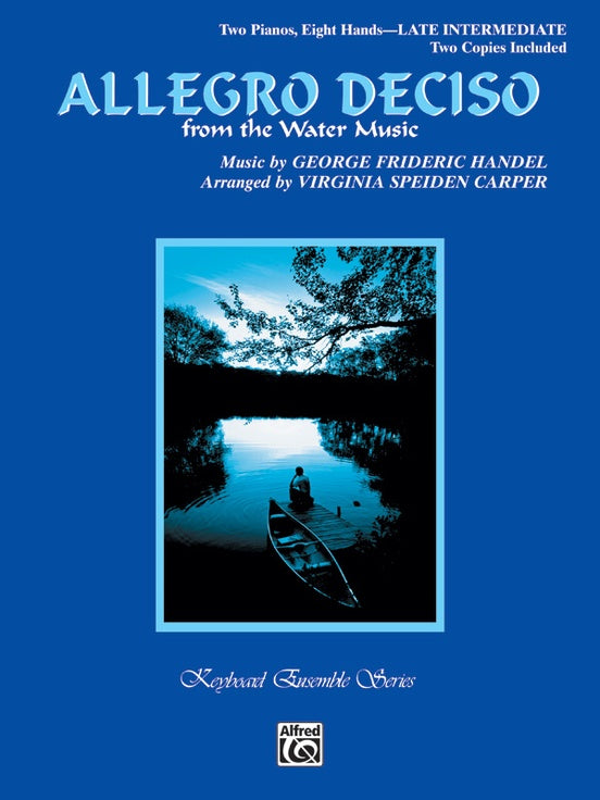 Handel, arr. Carper - Allegro Deciso (from the Water Music) - 2 Pianos, 8 Hands For Sale