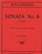 Boccherini, ed. Katims - Sonata No. 6 in A Major - Viola and Piano Cheap