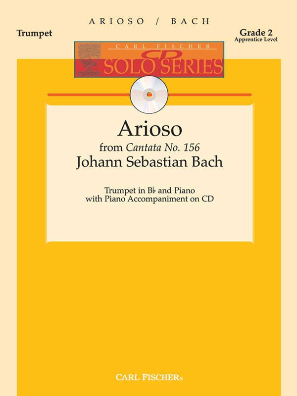 Bach - Arioso From  Cantata No. 156  (w CD) - Trumpet and Piano Online