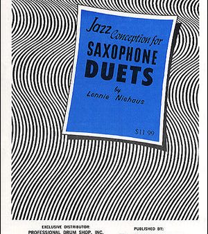 Niehaus - Jazz Conception for Saxophone: Duets (w CD) - Saxophone Duet Supply