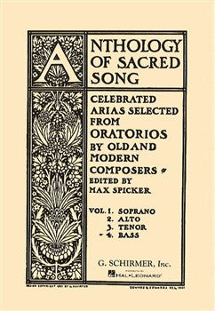 ed. Spicker - Anthology of Sacred Song: Vol. 4: Bass - Bass Voice For Cheap