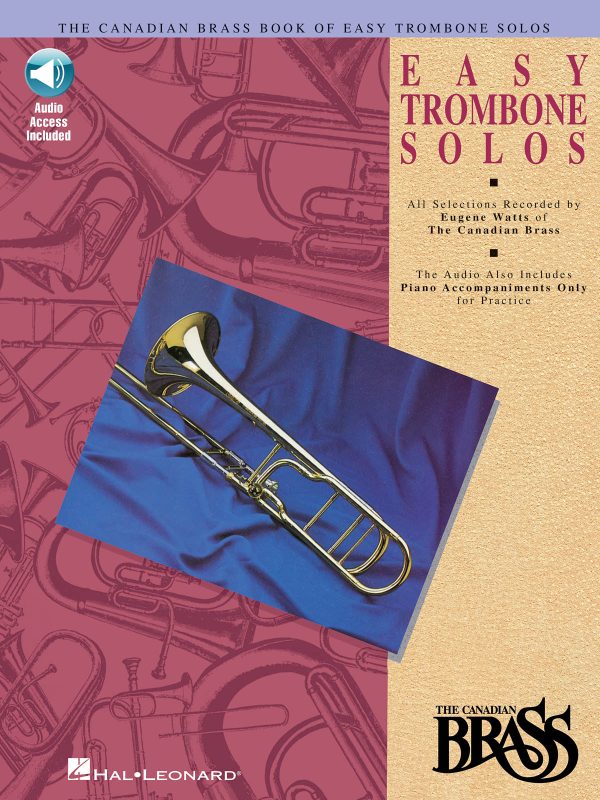 arr. Watts - The Canadian Brass Easy Trombone Solos (w CD) - Trombone Hot on Sale