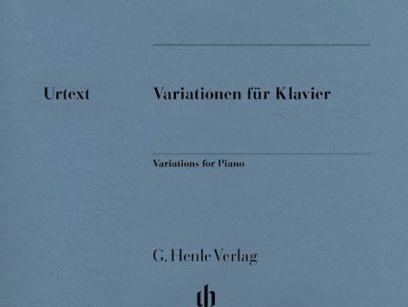 Brahms – Complete Variations for Piano – Piano Supply